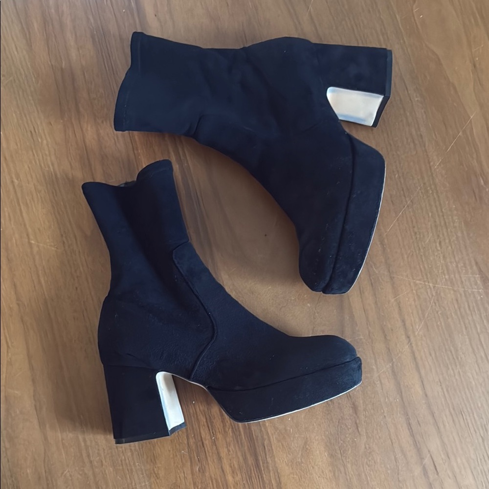 Silent D Otto Boots in Black, Anthropologie, 38